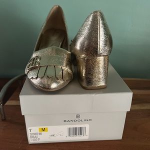 BANDOLINO BDOLALE size 7m LT gold, brand new come with box.